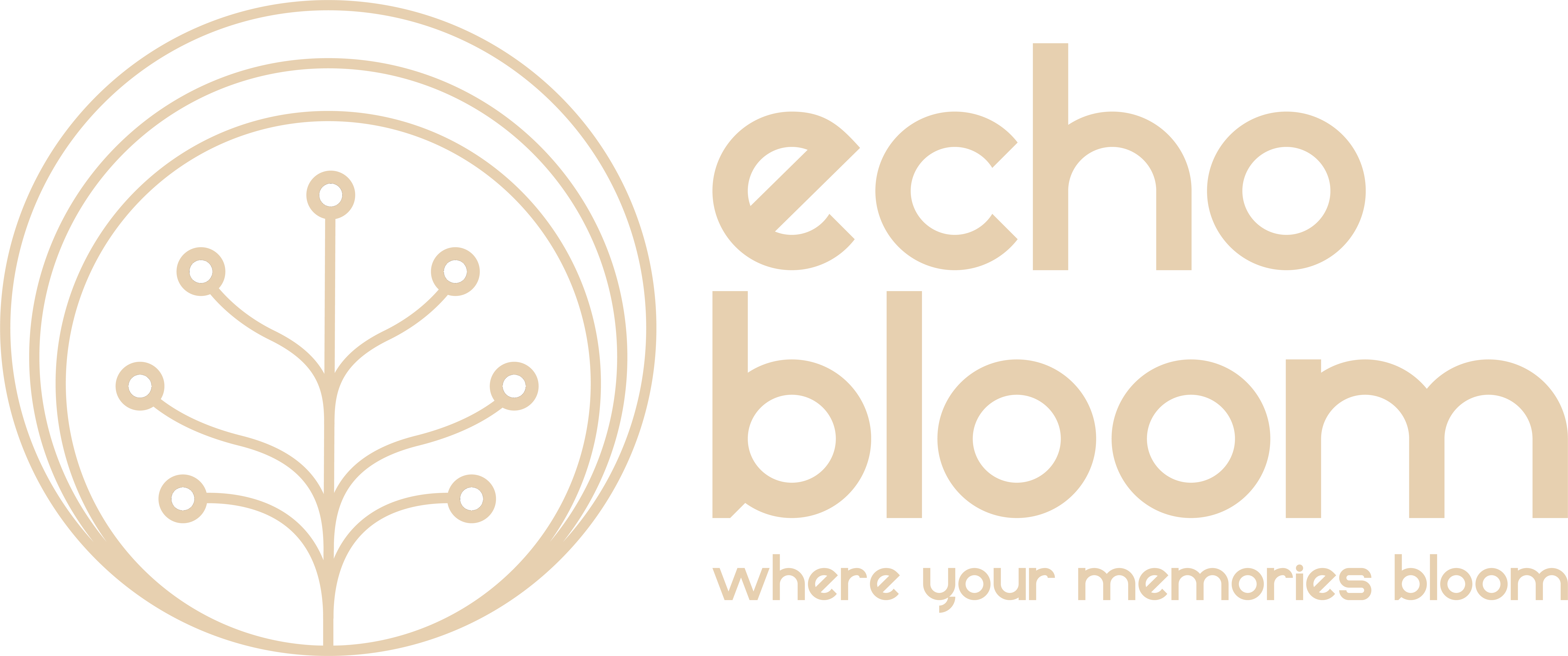 EchoBloom AI relationship memory app logo
